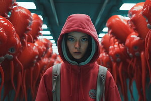Фотография квеста-анимации Игра в кальмара от компании Футурамия (Фото 1)